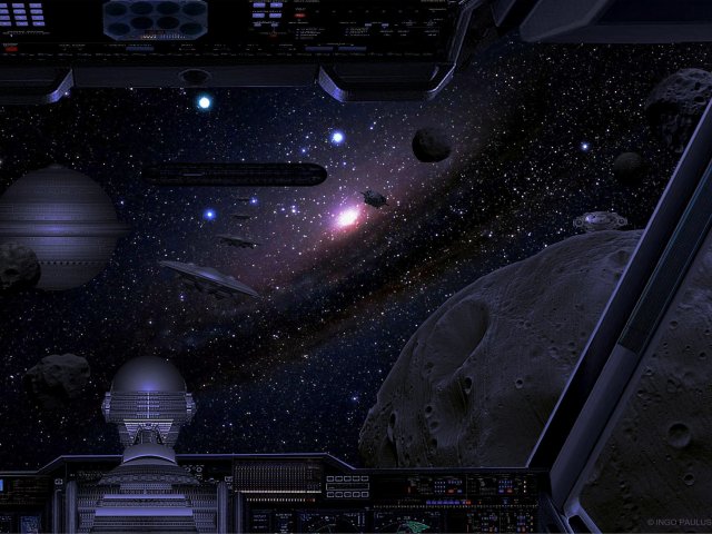 Im galaktischen Halo hat ein Scoutschiff ein ergiebiges Planetoidenfeld entdeckt. Ein Schiff der Heimatschutzflotte und die LOUISA begleiten den Schürfverband.