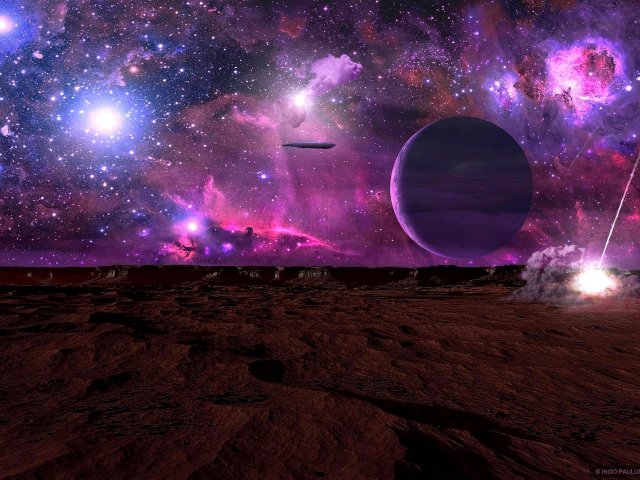 Die Starwind erreicht auf der Suche nach dem Habitatschiff Montana die Randbereiche des Orion-Nebels, wo sie vagabundierenden Planeten und Planetenkeimen begegnet.