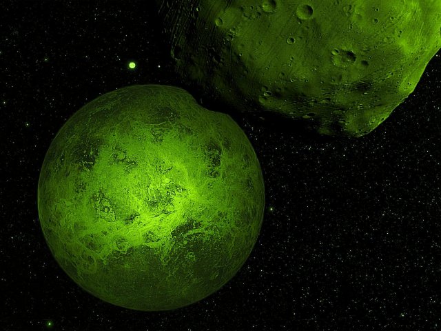 Verlöre die Venus ihre Atmosphäre, wären ihre Tage als Morgen- und Abendstern der Erde gezählt. Im Infrarotbereich würde sie allerdings noch lange sehr hell nachglühen.