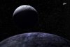 Ein großes Kuiper-Objekt auf Erdkurs. Die Sonnennähe lässt den Kleinplaneten durch austretende Gase verschwommen erscheinen.