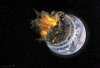 Das Ende der Menschheit. Ein 200 km großer Planetoid aus dem Kuiper-Gürtel ging auf Erdkurs. Einem festen Körper dieser Größe kann die dünne Erdkruste nichts entgegen setzen.