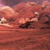 Asteroideneinschlag auf der Xanthe Terra des Mars